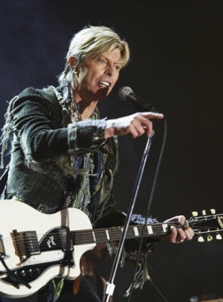 Bowie oli kovassa kunnossa vuoden 2003 Reality-kiertueen aikana.